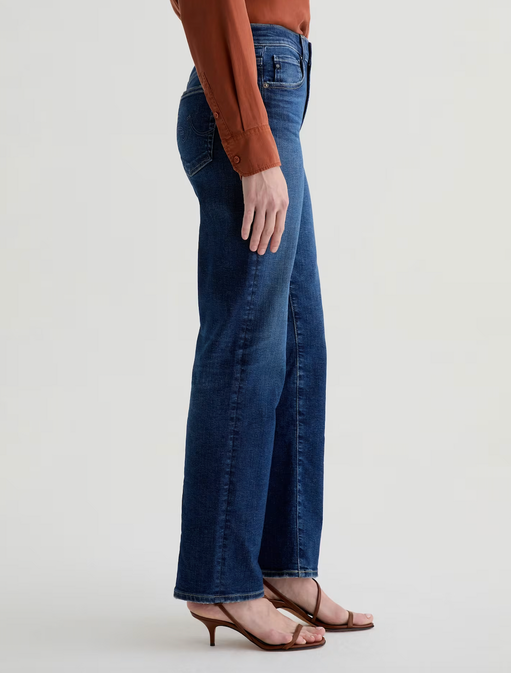 Brinley Mid Rise Straight- Poetic