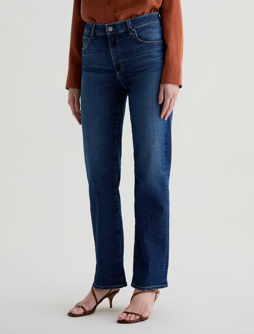 Brinley Mid Rise Straight- Poetic