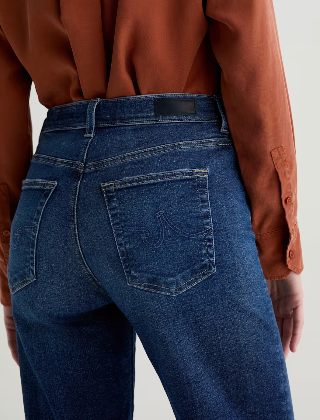 Brinley Mid Rise Straight- Poetic