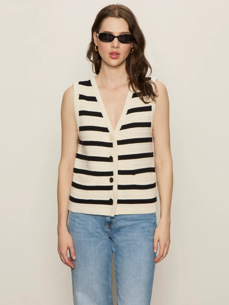 Textured Sweater Vest