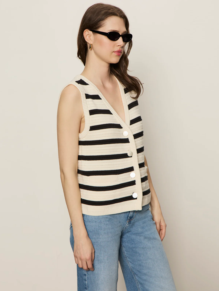 Textured Sweater Vest