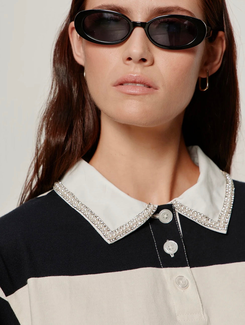 Embellished Polo Tee