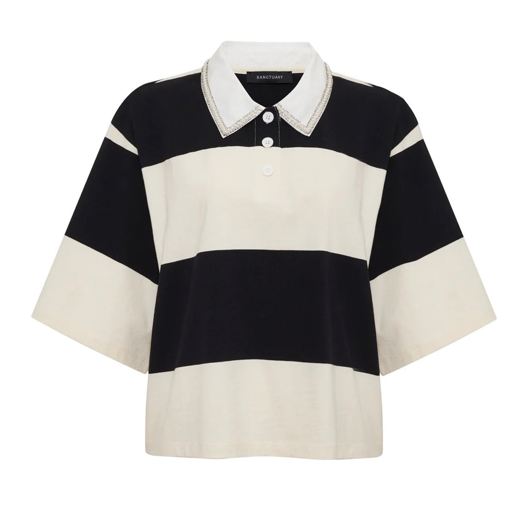 Embellished Polo Tee