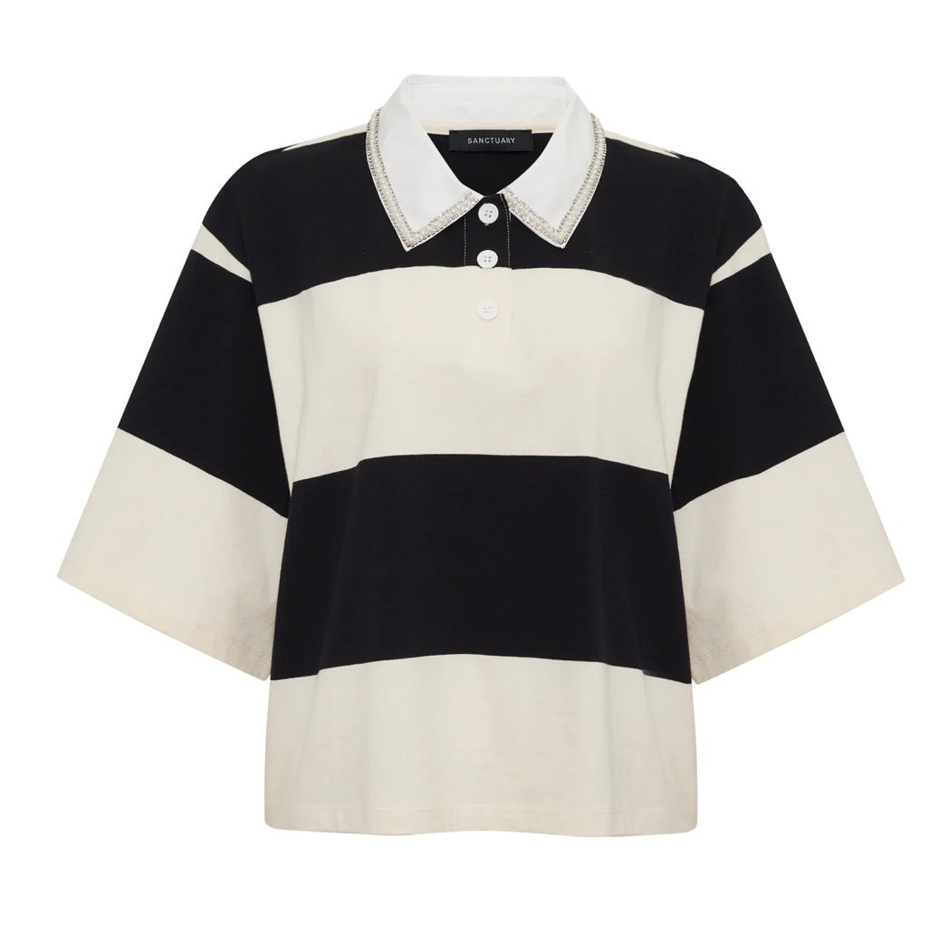 Embellished Polo Tee