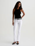 Angel Low-Rise Boot Cut- Gallery White