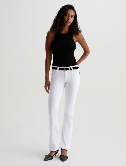 Angel Low-Rise Boot Cut- Gallery White