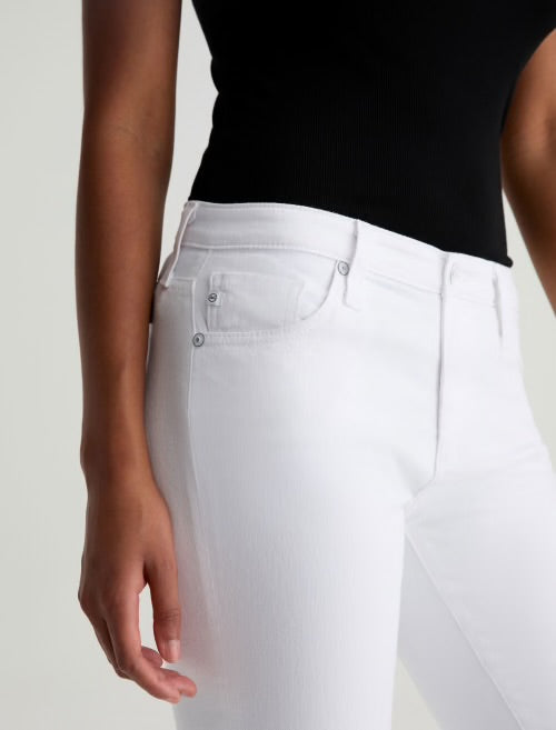 Angel Low-Rise Boot Cut- Gallery White