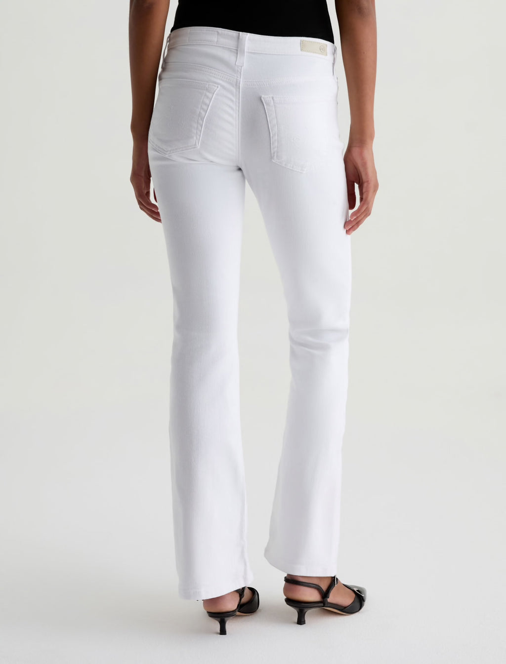 Angel Low-Rise Boot Cut- Gallery White