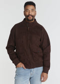 Clutch Suede Jacket - Coffee