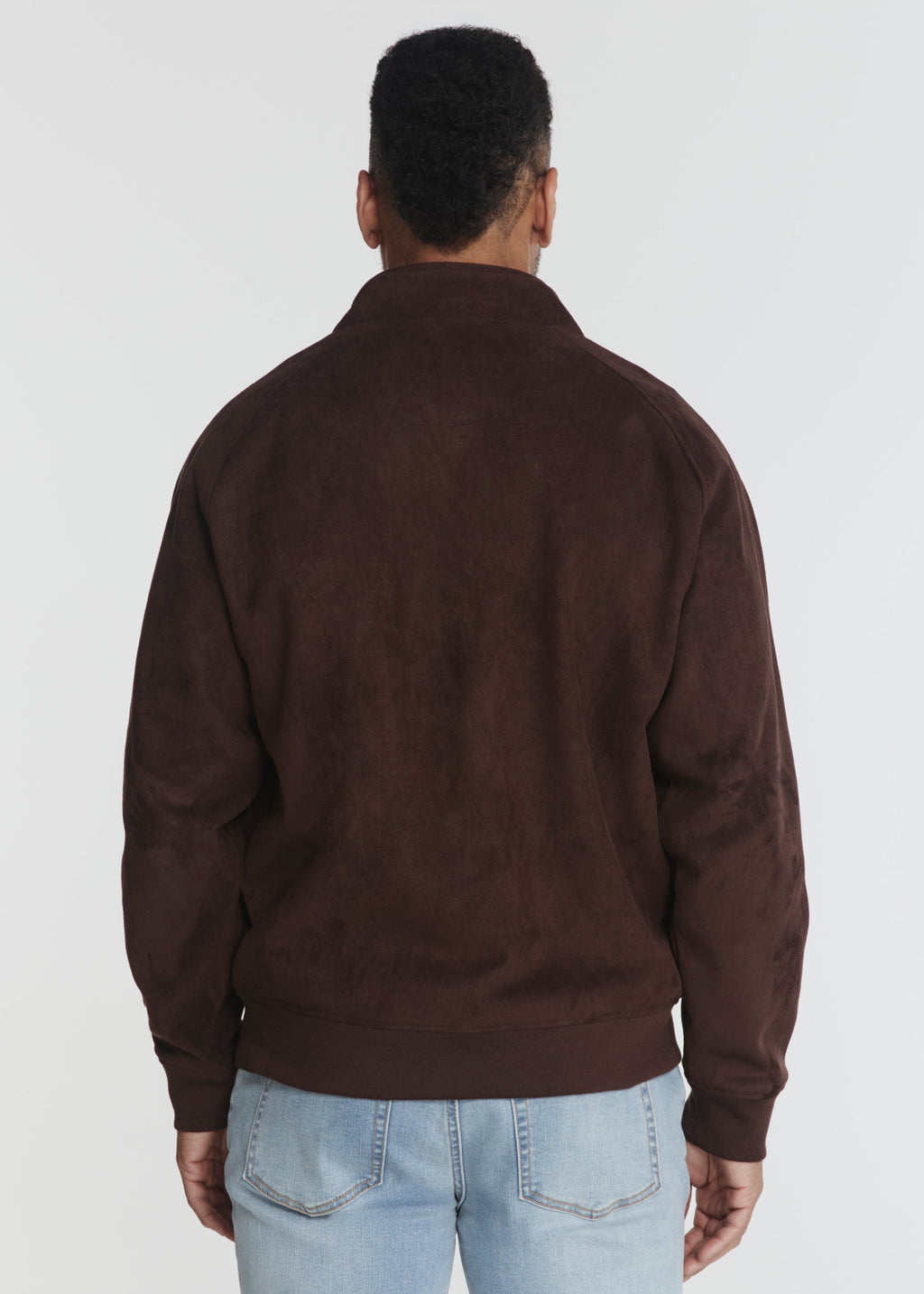 Clutch Suede Jacket - Coffee
