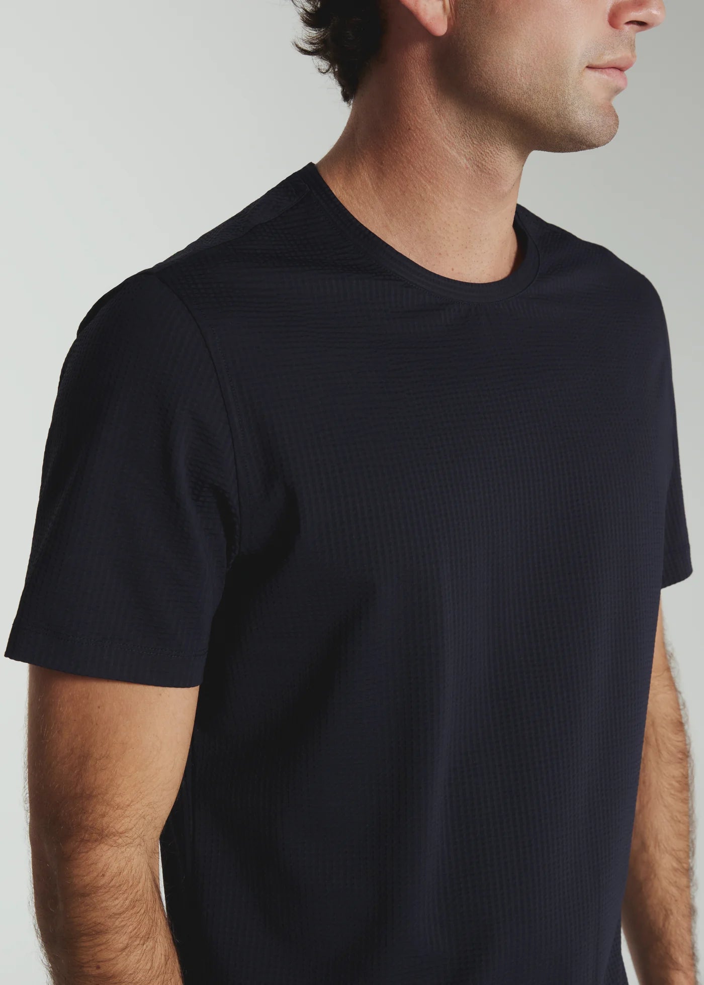 Sutherland Seersucker Stretch Tee