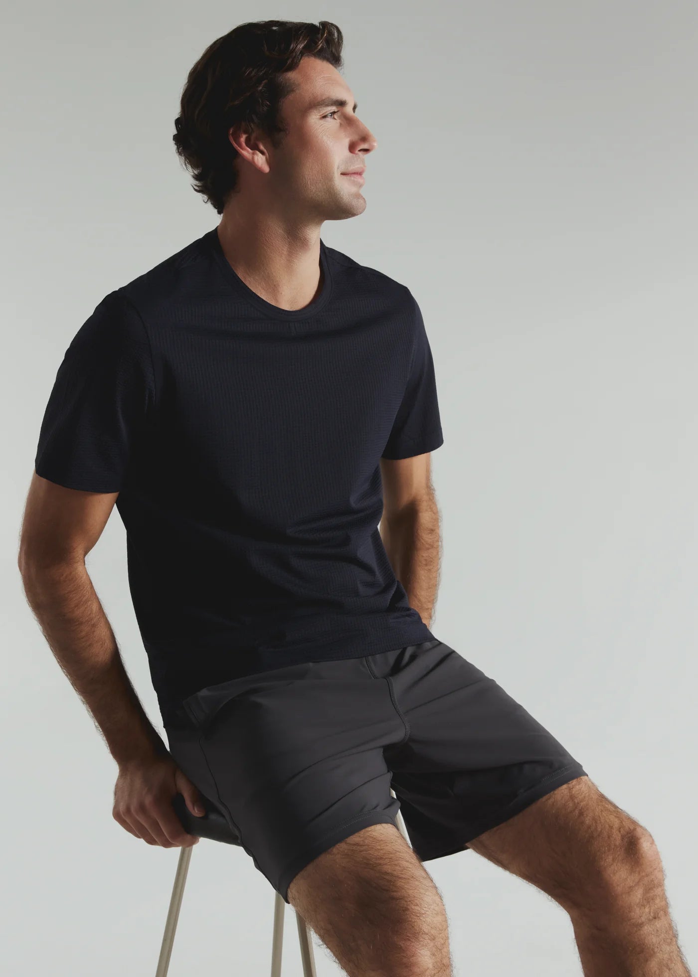 Sutherland Seersucker Stretch Tee