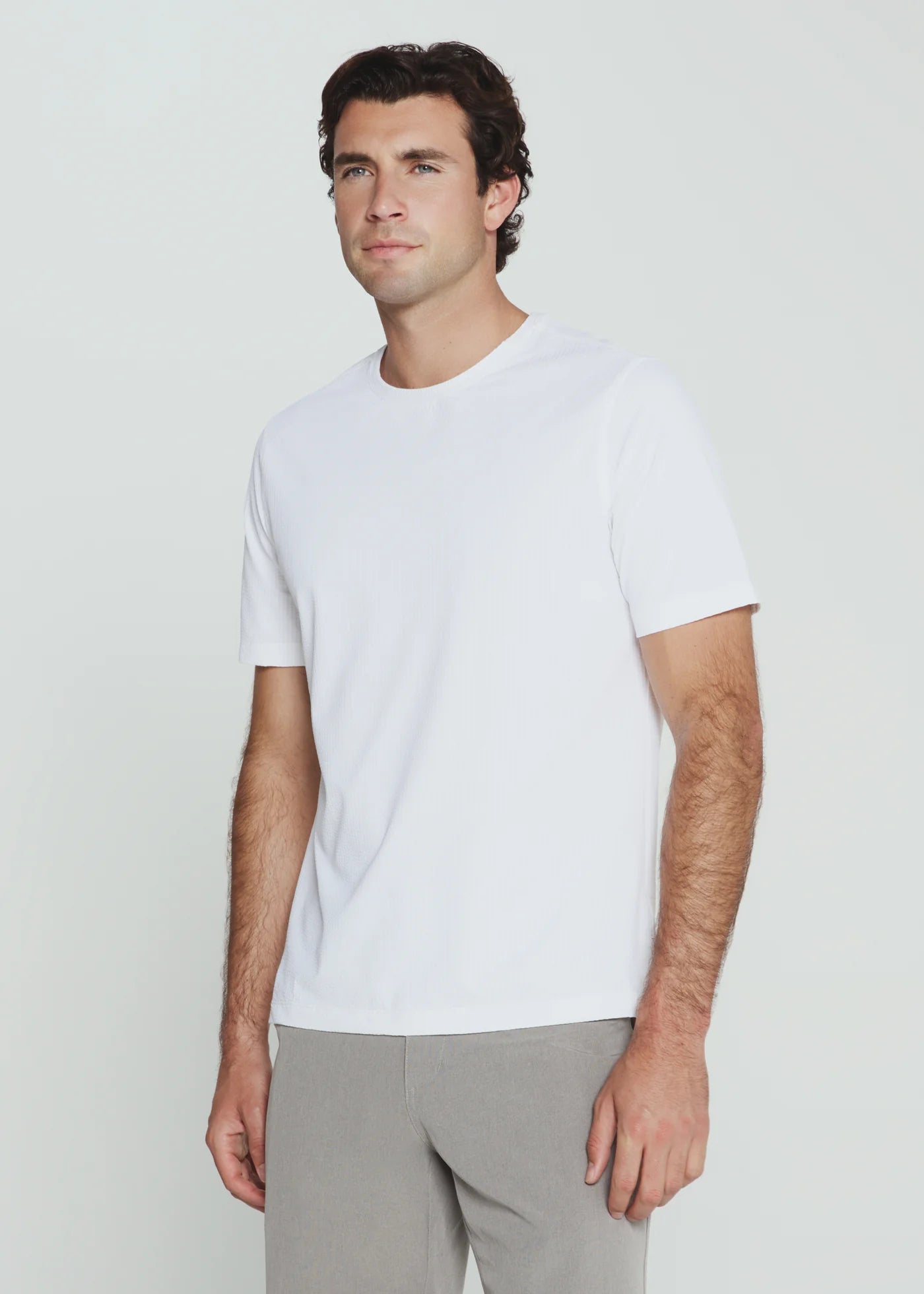 Sutherland Seersucker Stretch Tee
