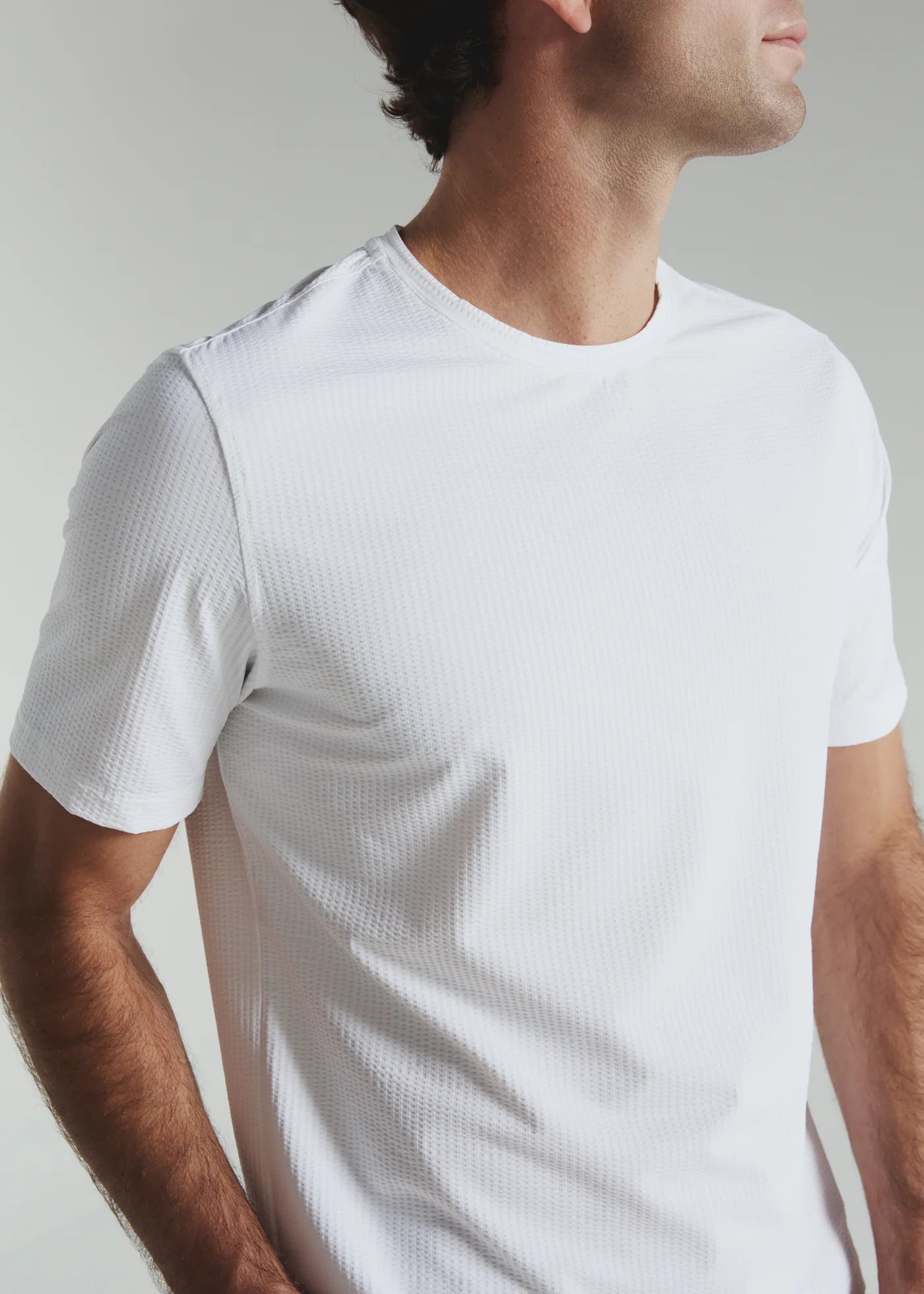 Sutherland Seersucker Stretch Tee