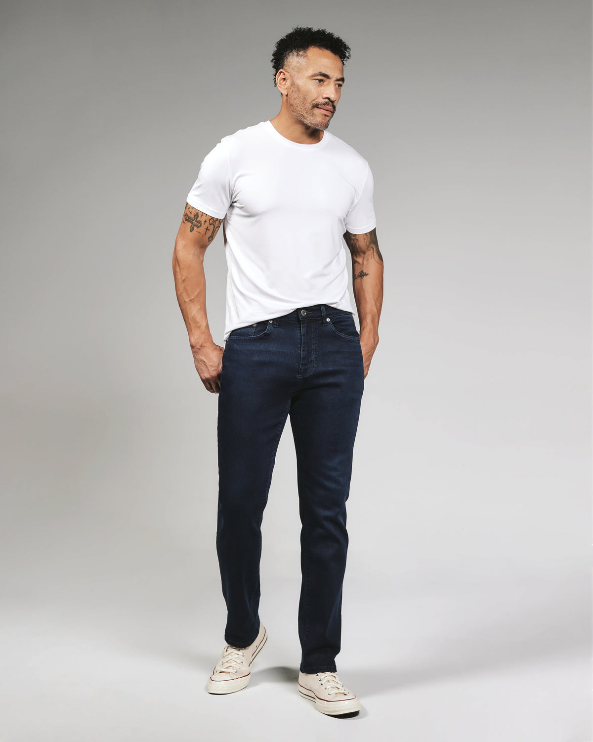 Union Athletic Fit Denim - Deep Sea