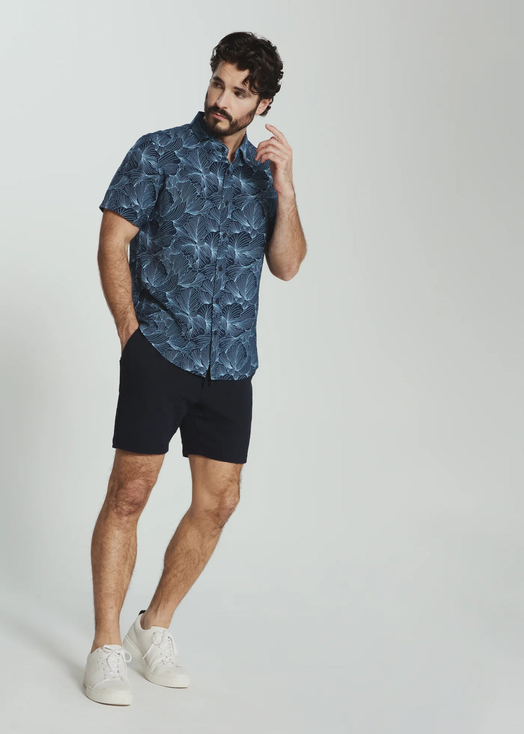Bennet Seersucker Stretch Short