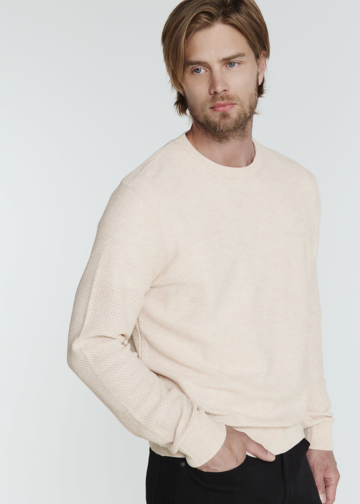 Brentwood Crew Sweater - Barley