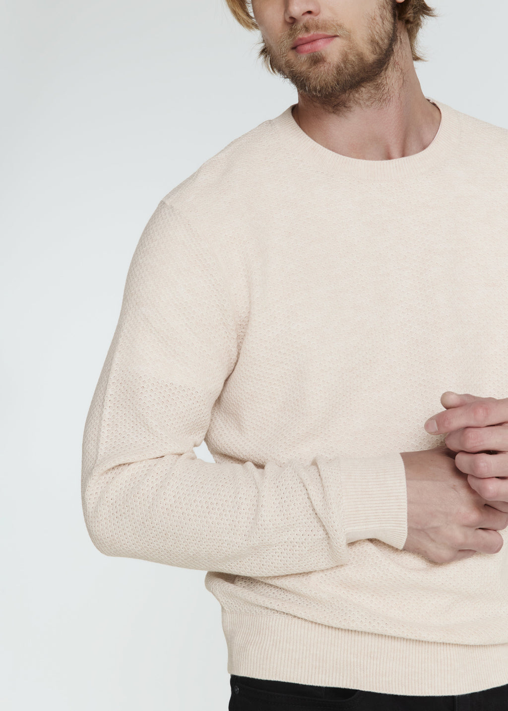 Brentwood Crew Sweater - Barley