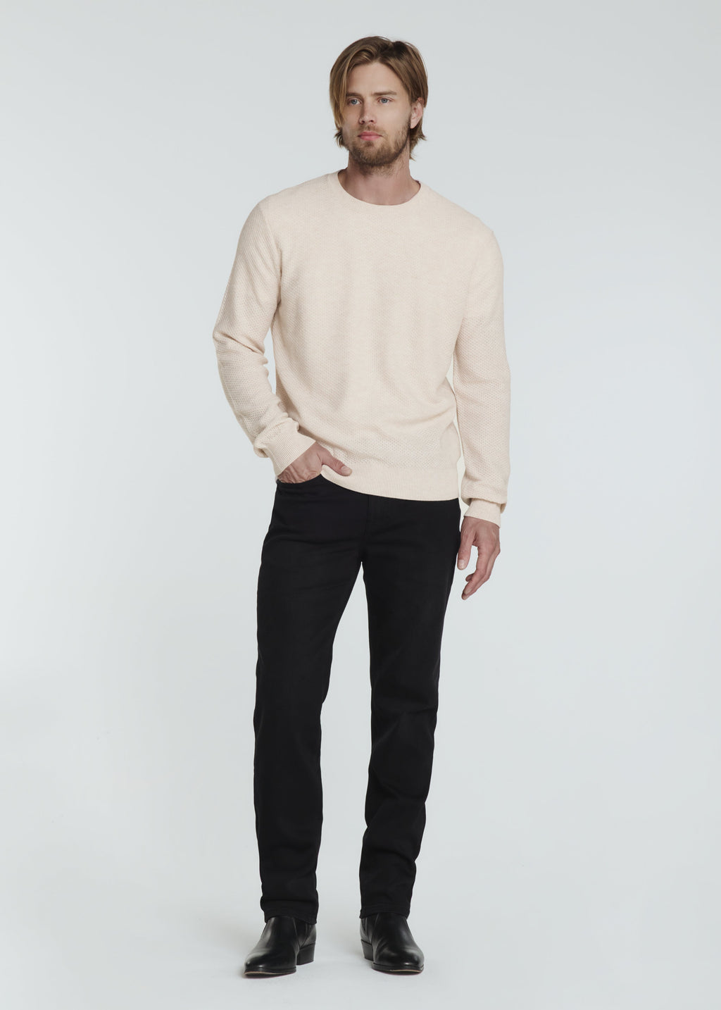 Brentwood Crew Sweater - Barley