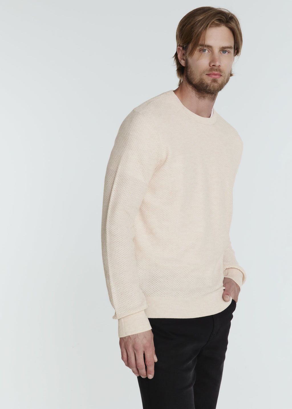 Brentwood Crew Sweater - Barley