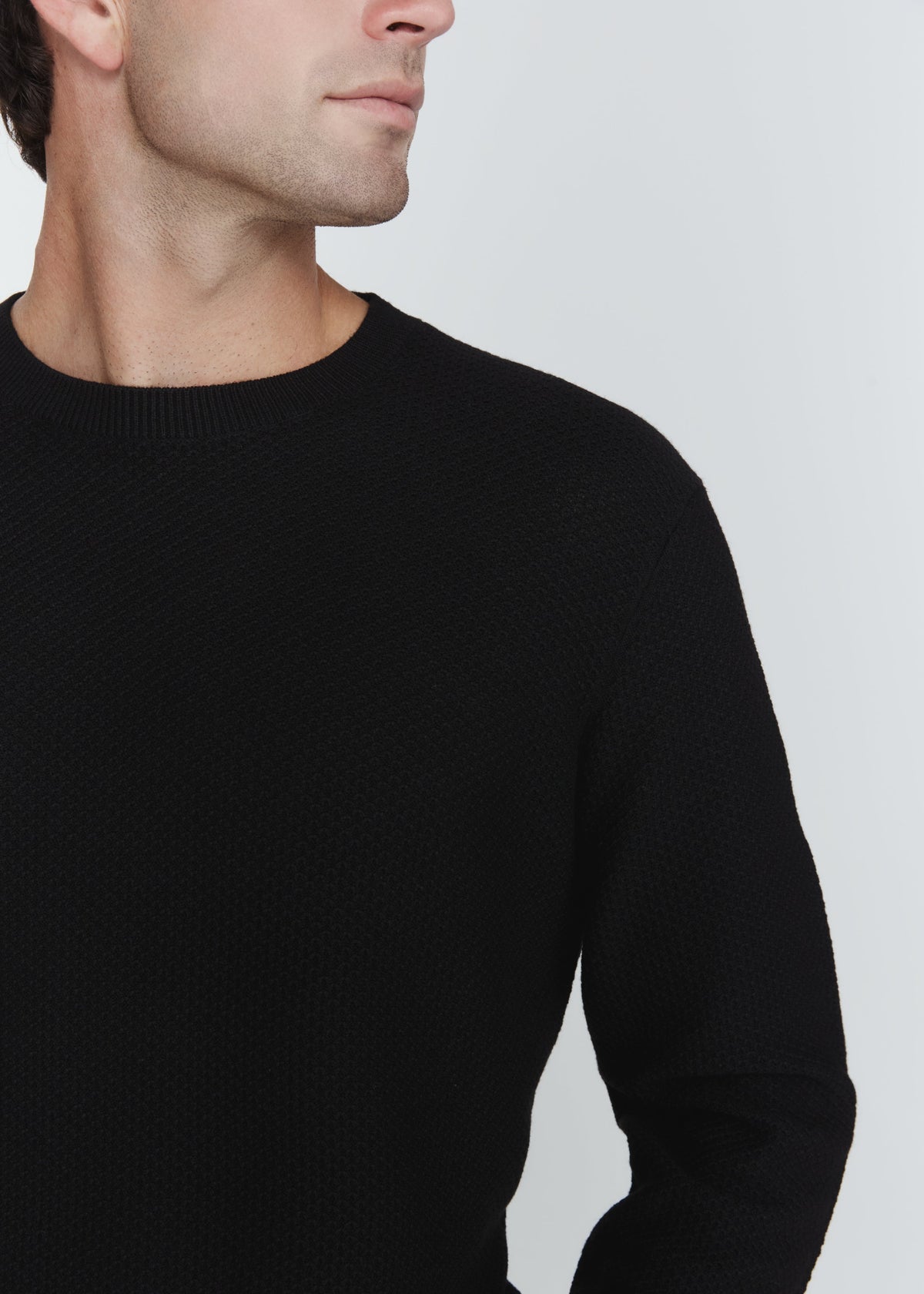 Brentwood Crew Sweater - Black