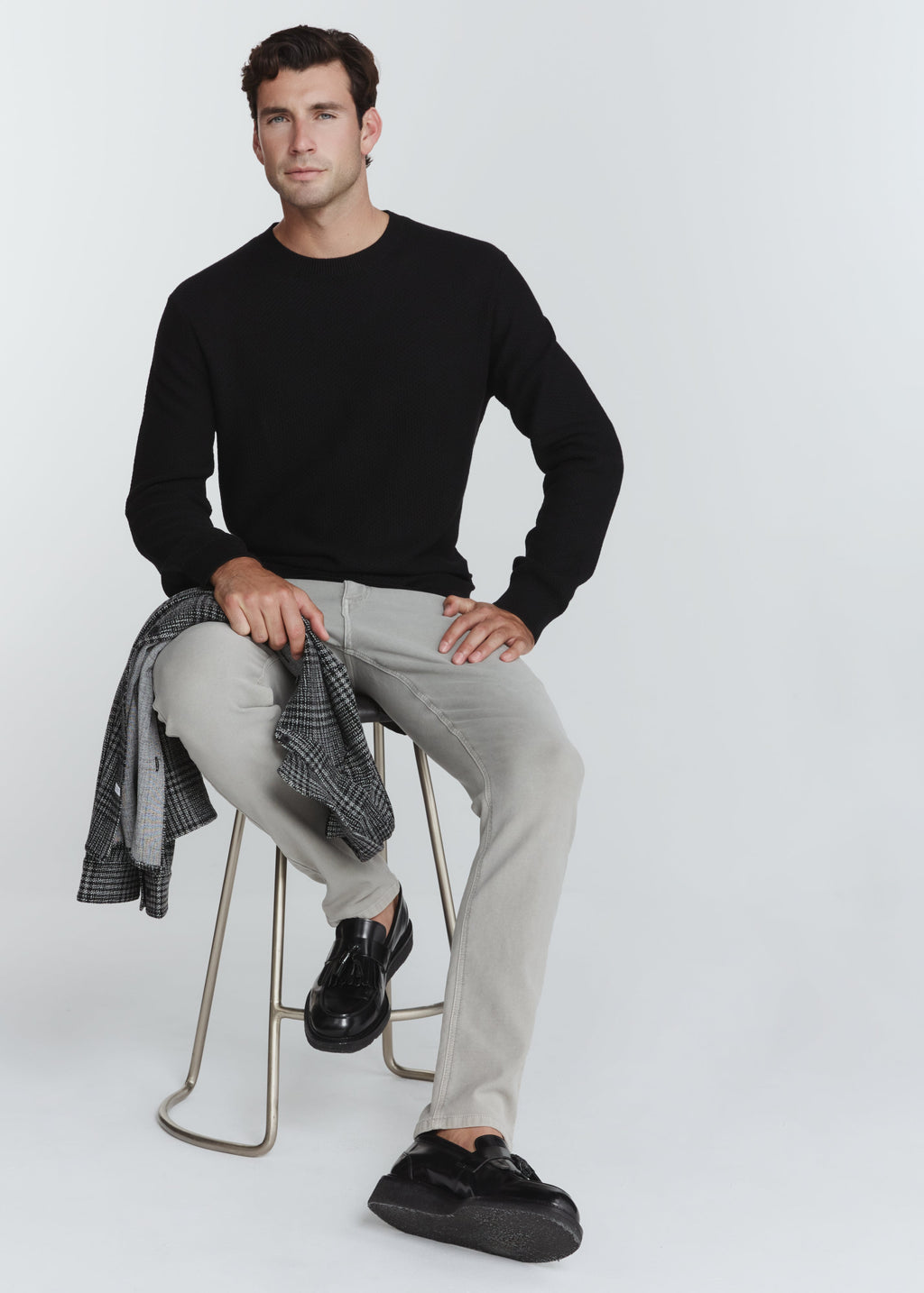 Brentwood Crew Sweater - Black