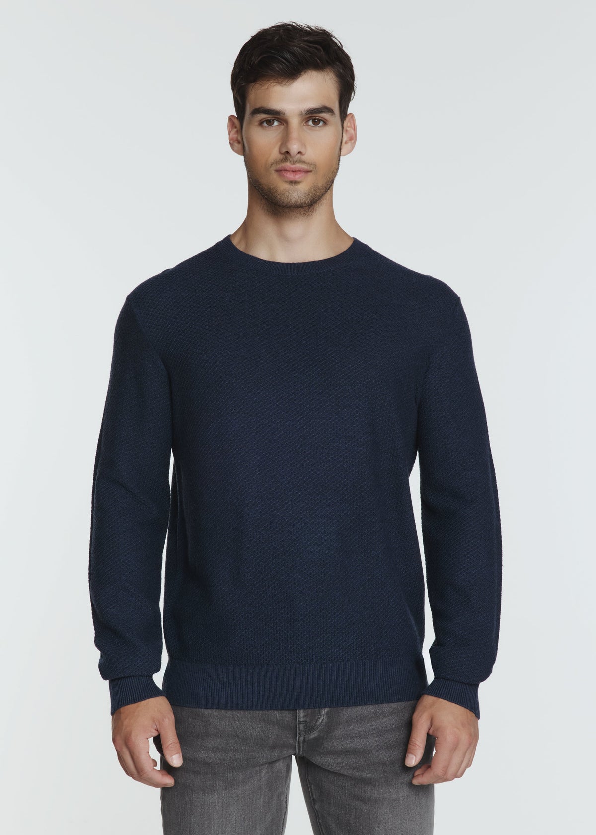 Brentwood Crew Sweater - Navy