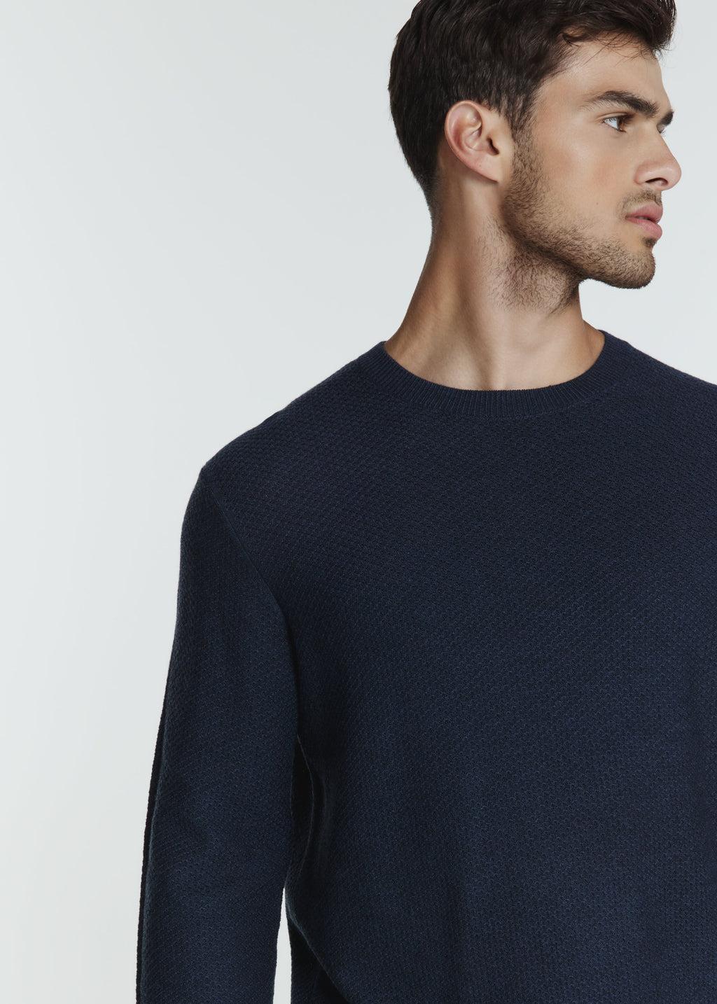 Brentwood Crew Sweater - Navy
