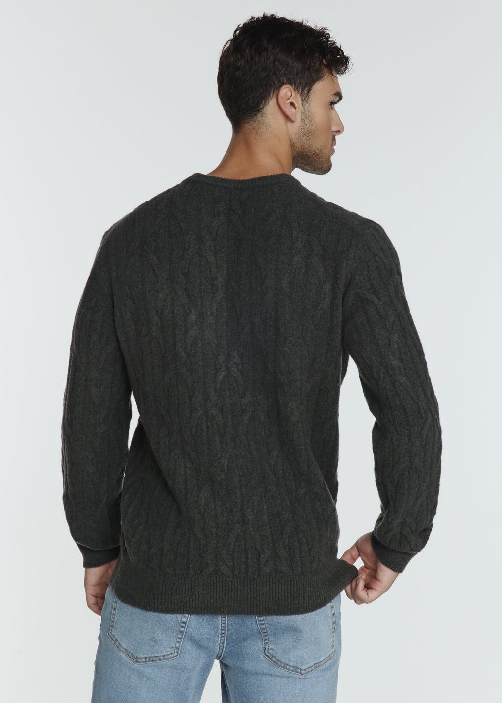 Norwood Cable Sweater - Basil