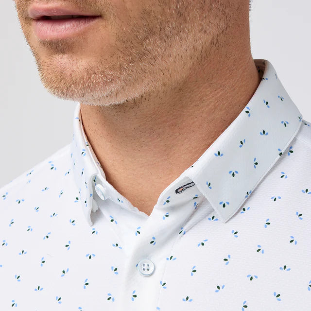 Halyard Shirt - White Split Floral