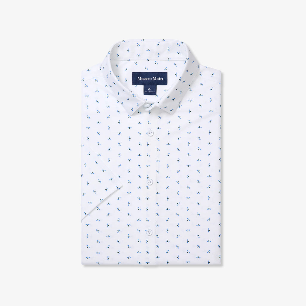 Halyard Shirt - White Split Floral