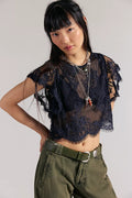 Lunar Ash Lace Top