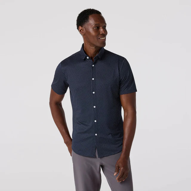 Halyard Shirt - Navy Dot