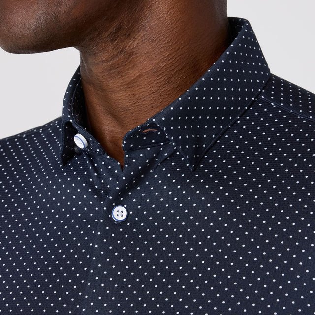 Halyard Shirt - Navy Dot