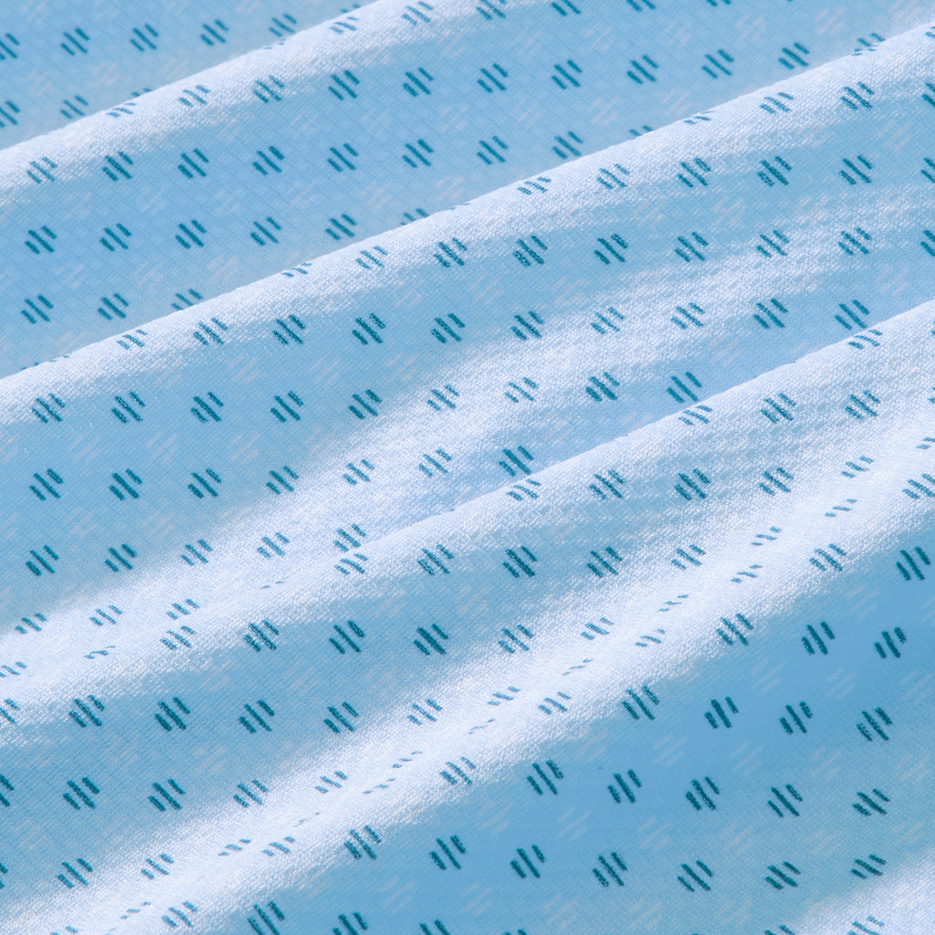Halyard Short Sleeve - Cloud Blue Circle Dash