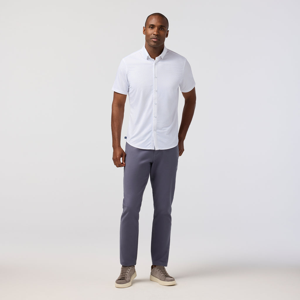 Halyard Short Sleeve - White Petal Hatch