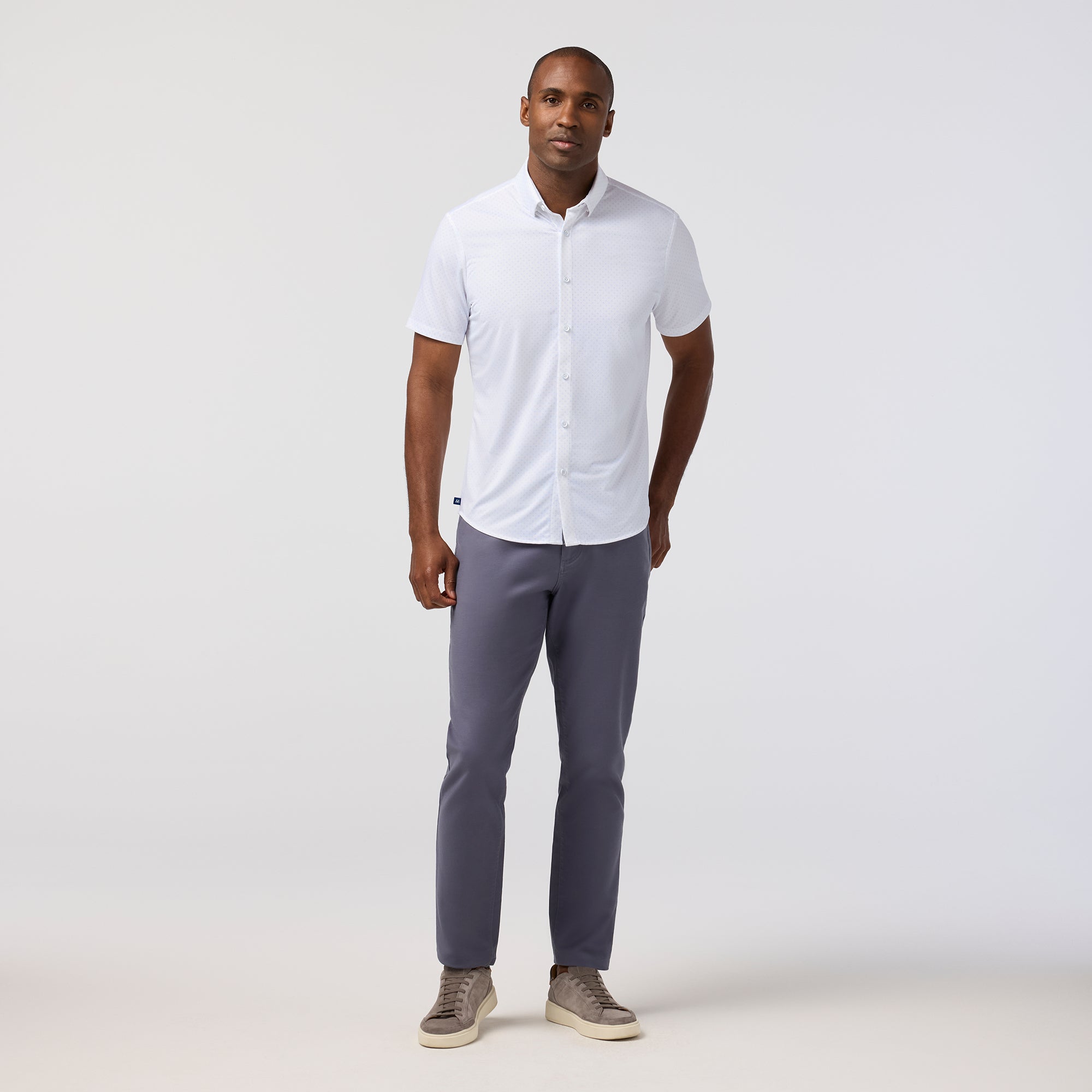 Halyard Short Sleeve - White Petal Hatch