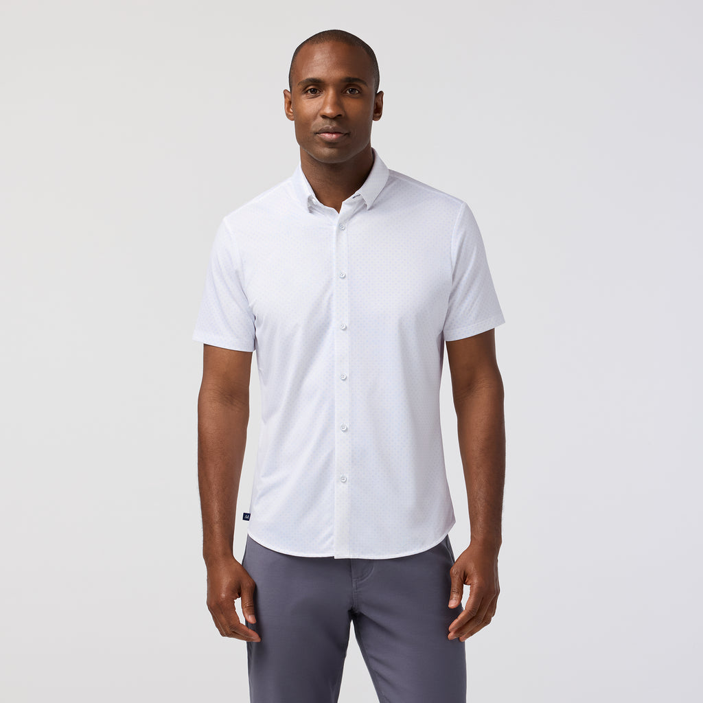 Halyard Short Sleeve - White Petal Hatch