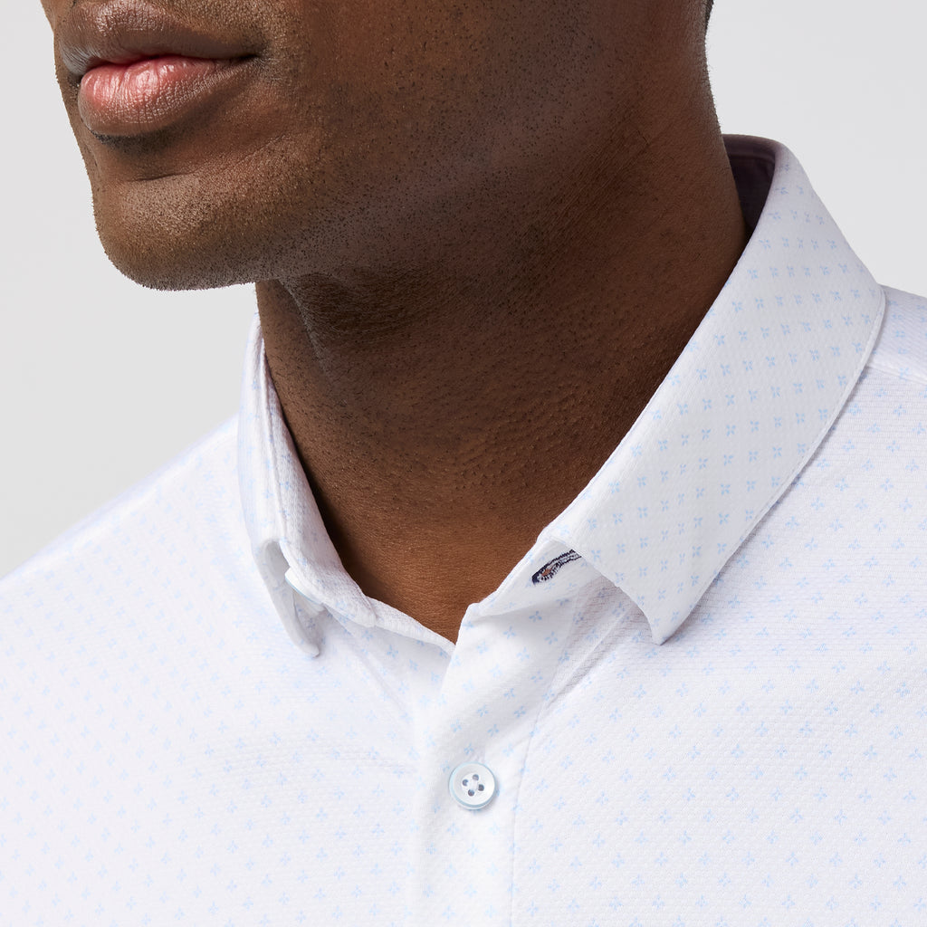 Halyard Short Sleeve - White Petal Hatch