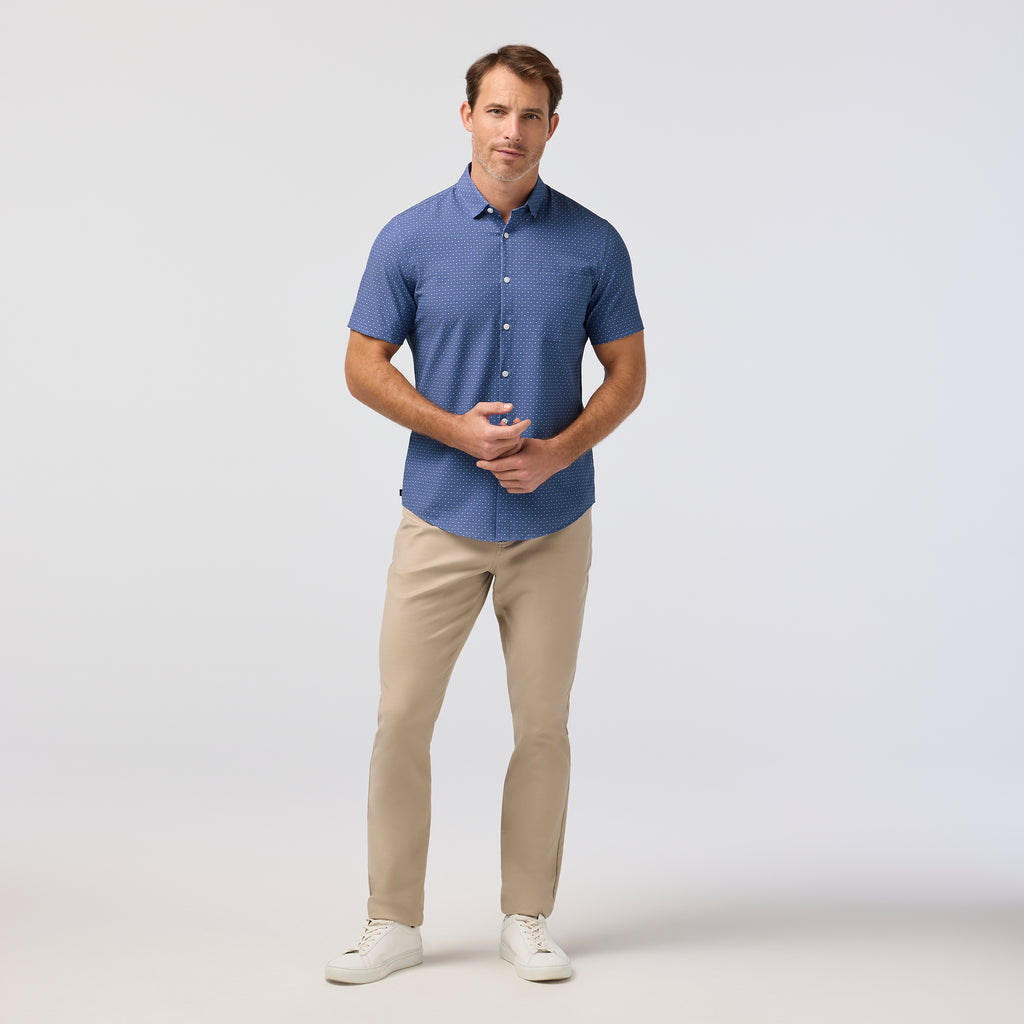 Leeward Short Sleeve - Coastal Fjord Medallion Print