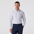 Leeward Dress Shirt - White Plus Print