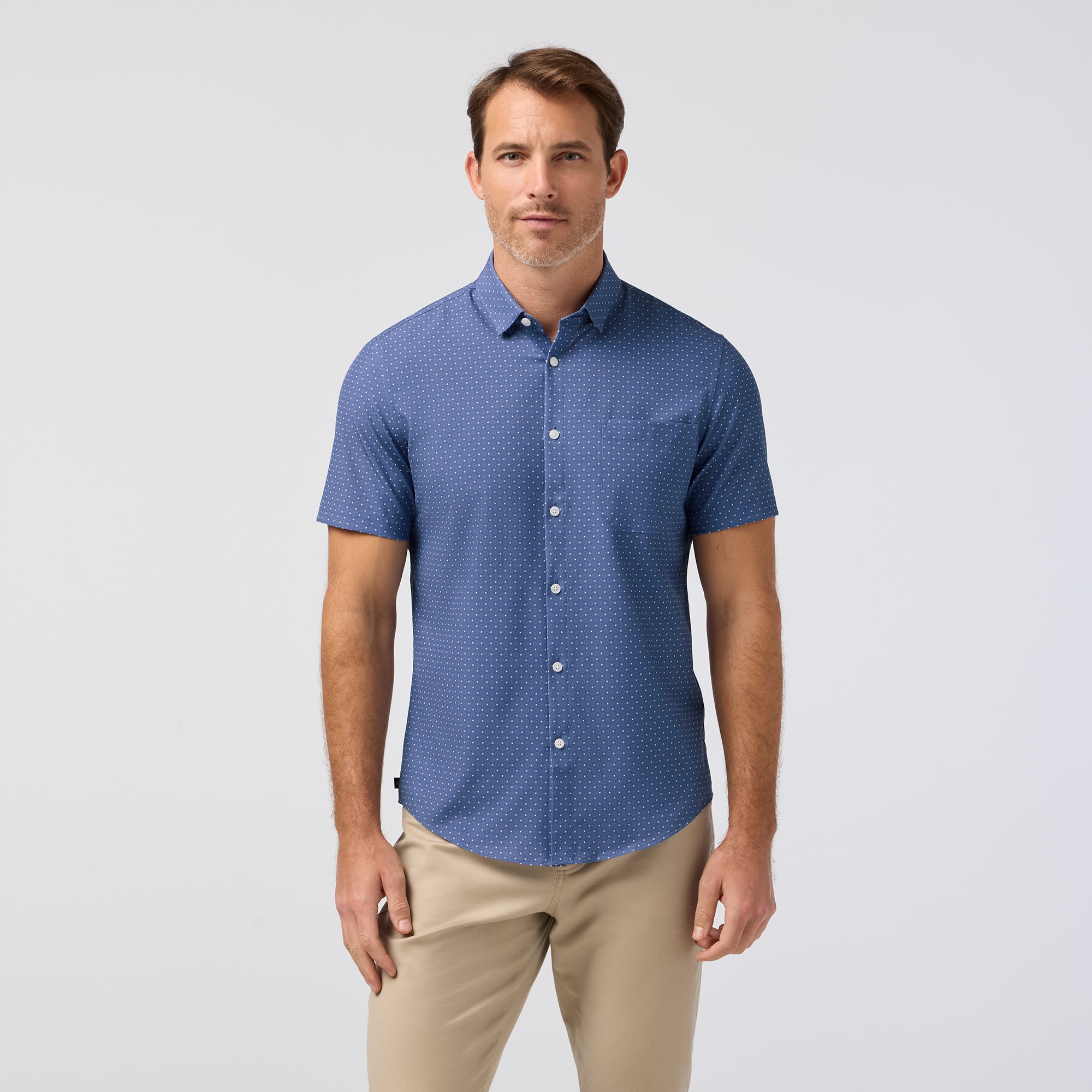 Leeward Short Sleeve - Coastal Fjord Medallion Print