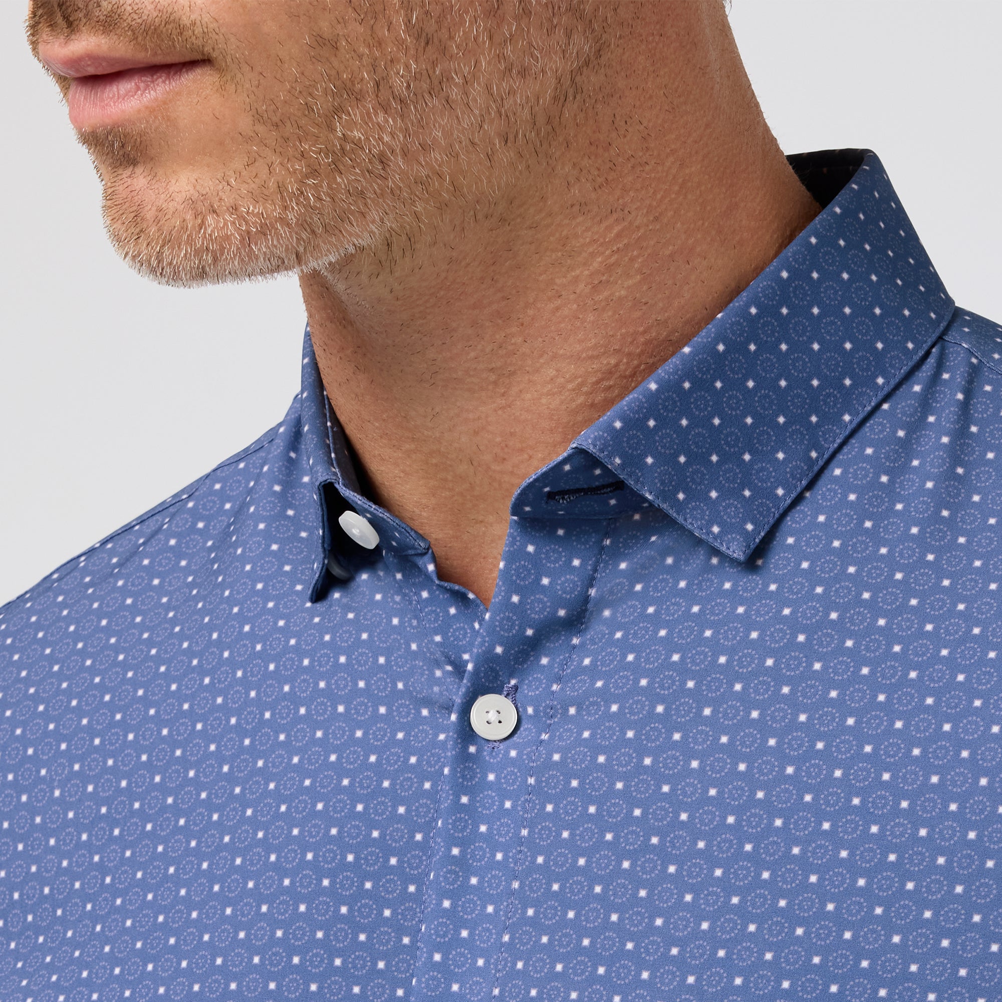 Leeward Short Sleeve - Coastal Fjord Medallion Print