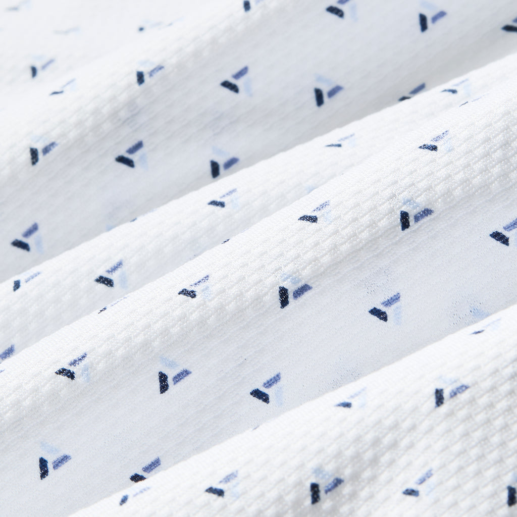 Halyard Short Sleeve - White Tossed Triangle