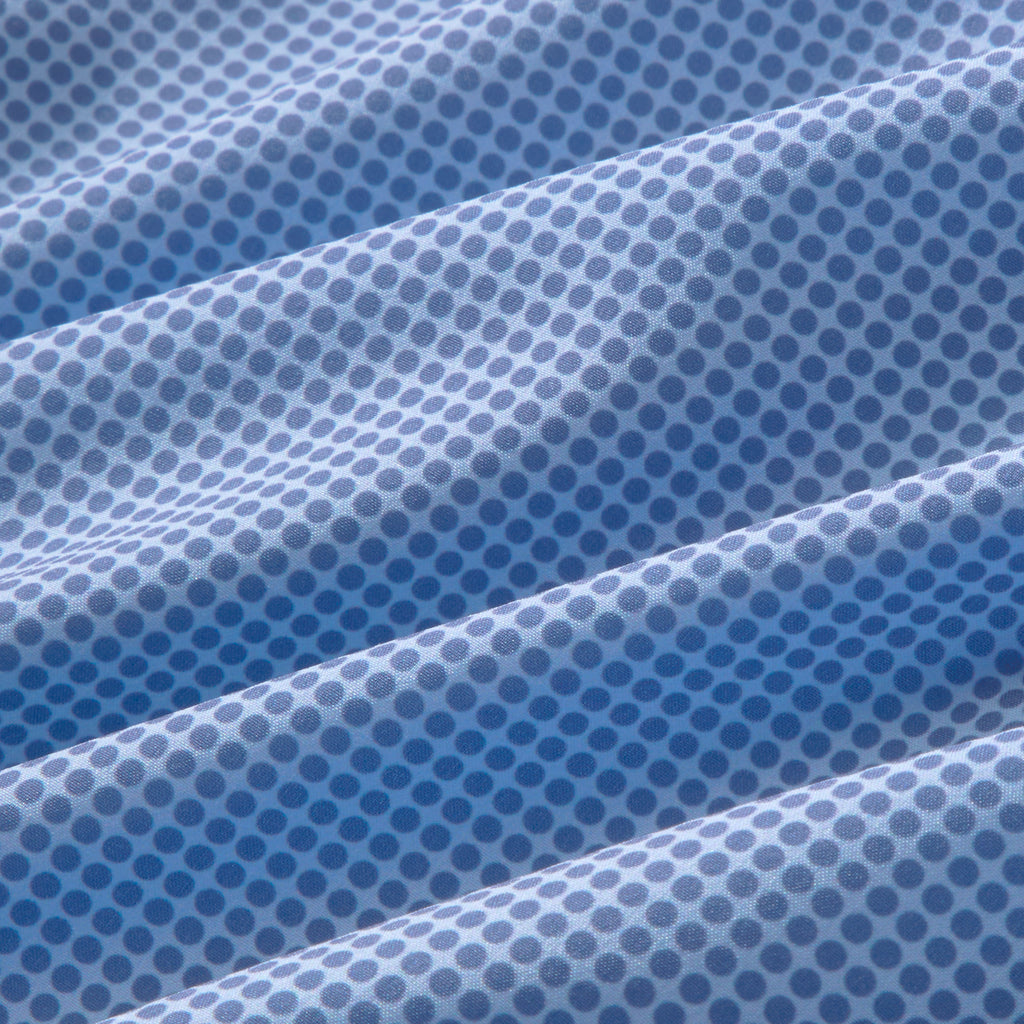 Leeward Short Sleeve - Cloud Blue Tonal Circle Print