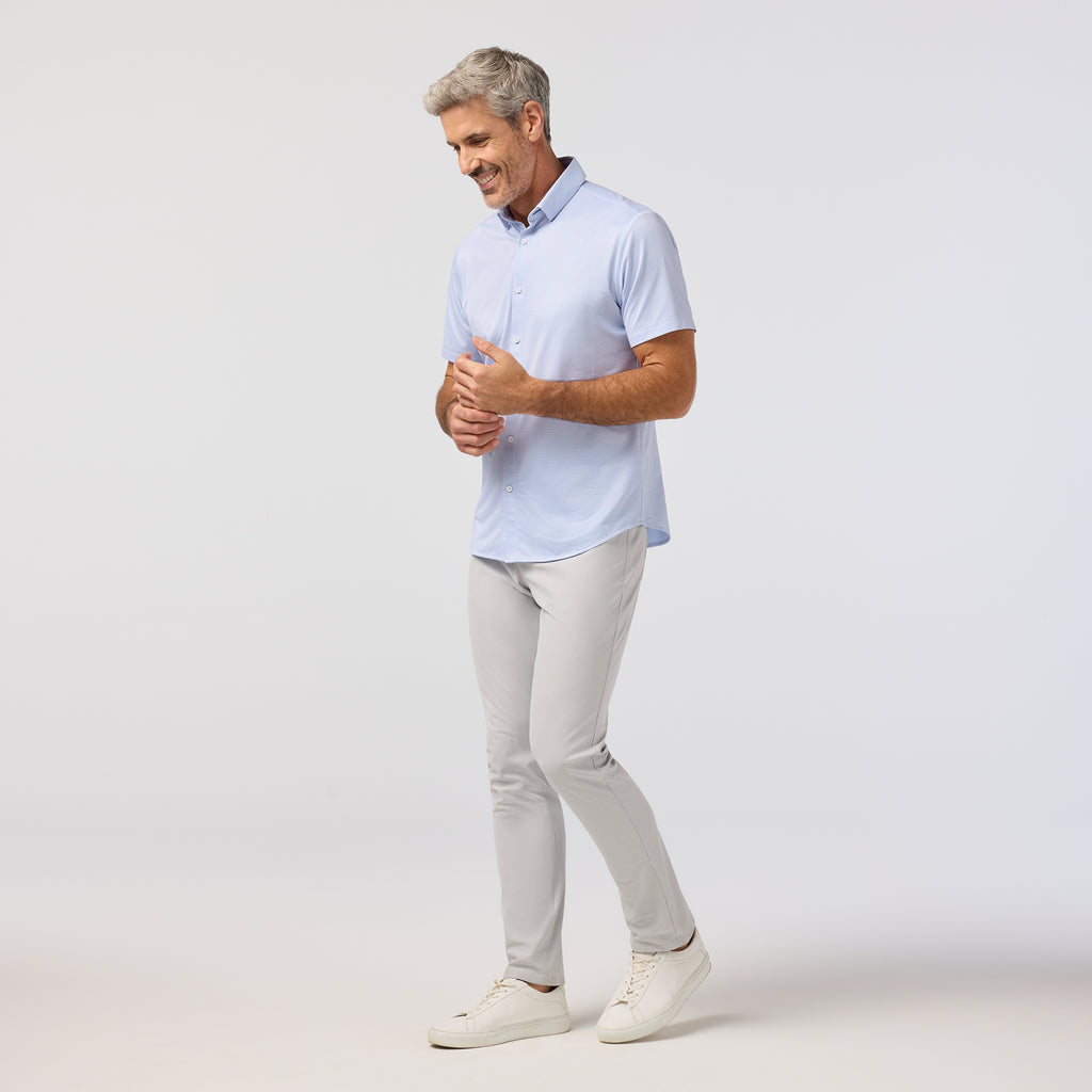 Halyard Short Sleeve - Cloud Blue Peter Gingham