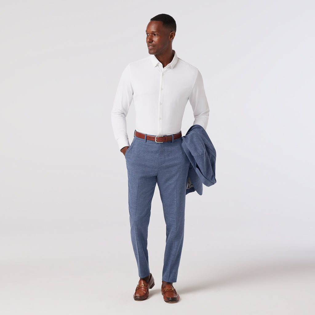 Fresco Lightweight Suit Pant - Coastal Fjord Heather