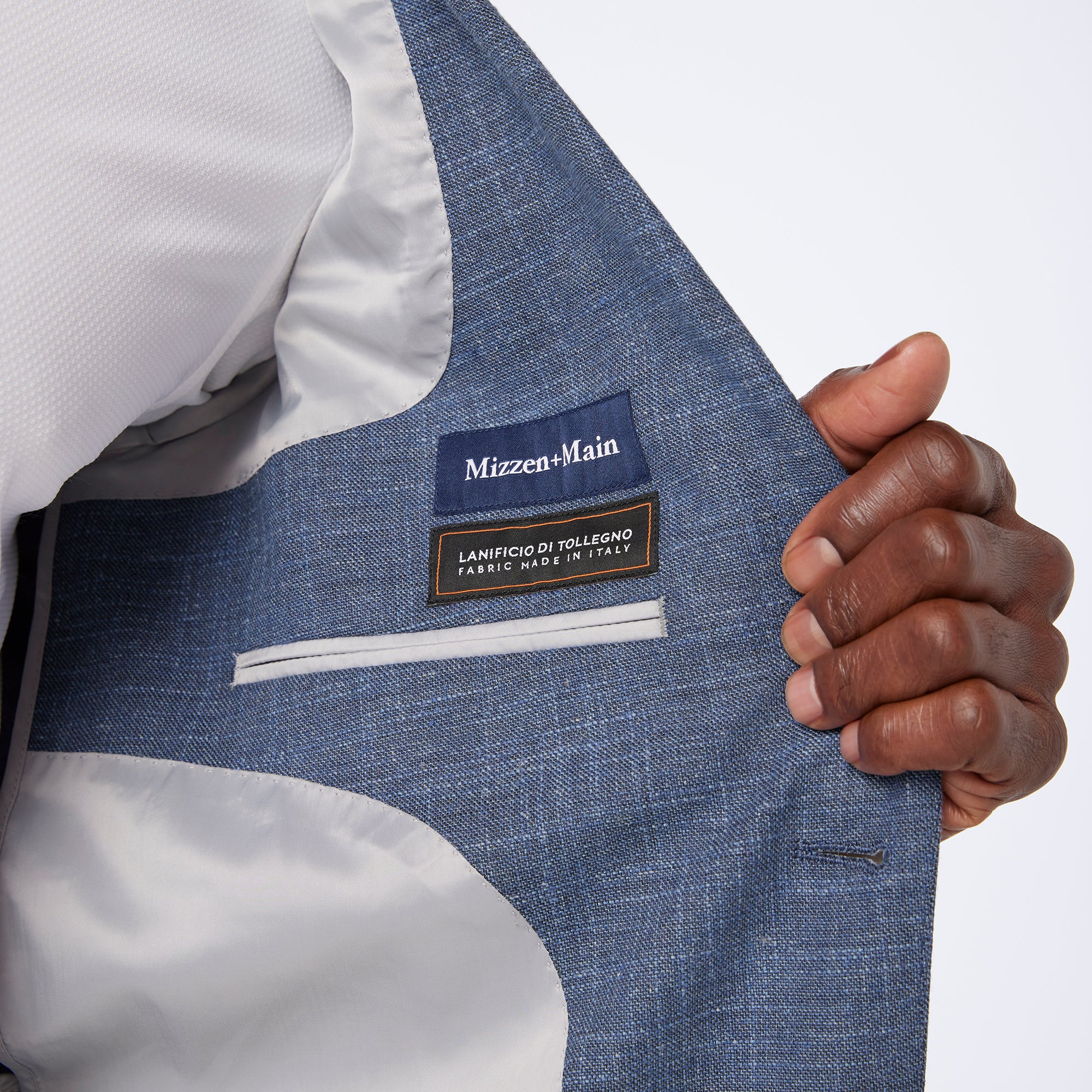 Fresco Lightweight Suit Jacket - Coastal Fjord Heather