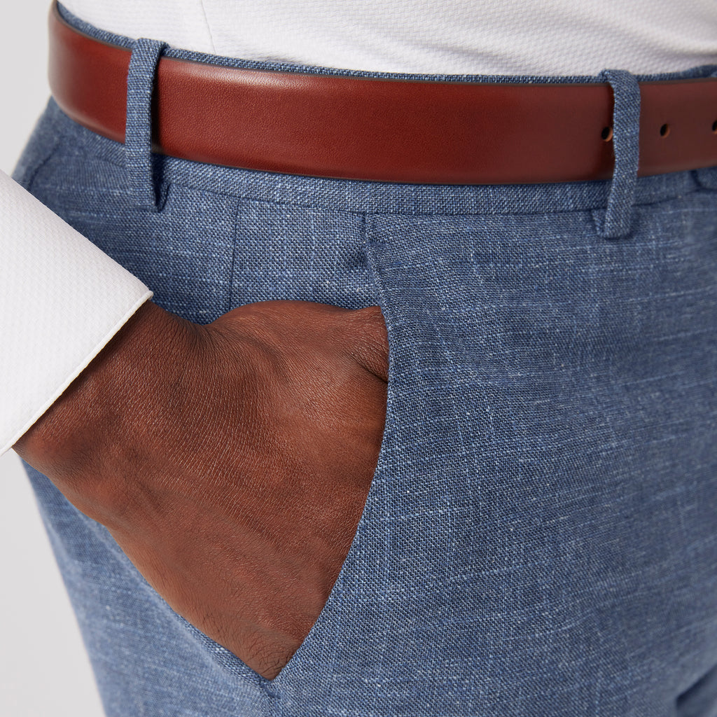 Fresco Lightweight Suit Pant - Coastal Fjord Heather