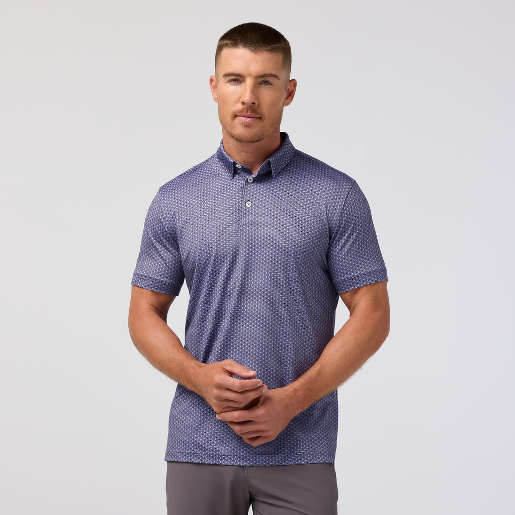 Versa Polo - Purple Dusk Multi Circle